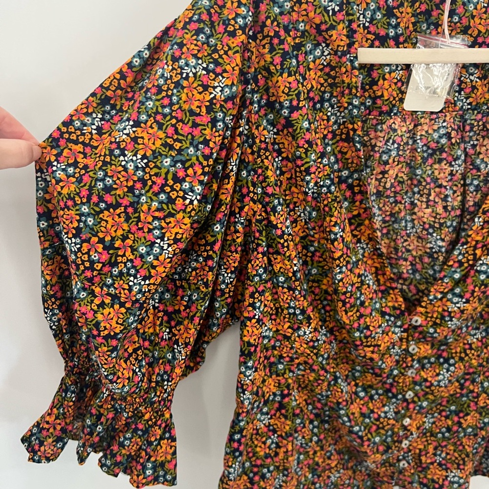 Free People I Found You floral top - Picture 9 of 12